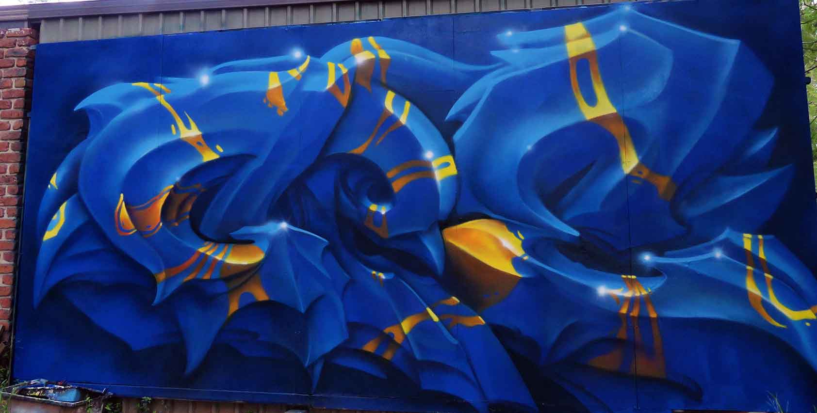 gpe graffiti style in Brisbane